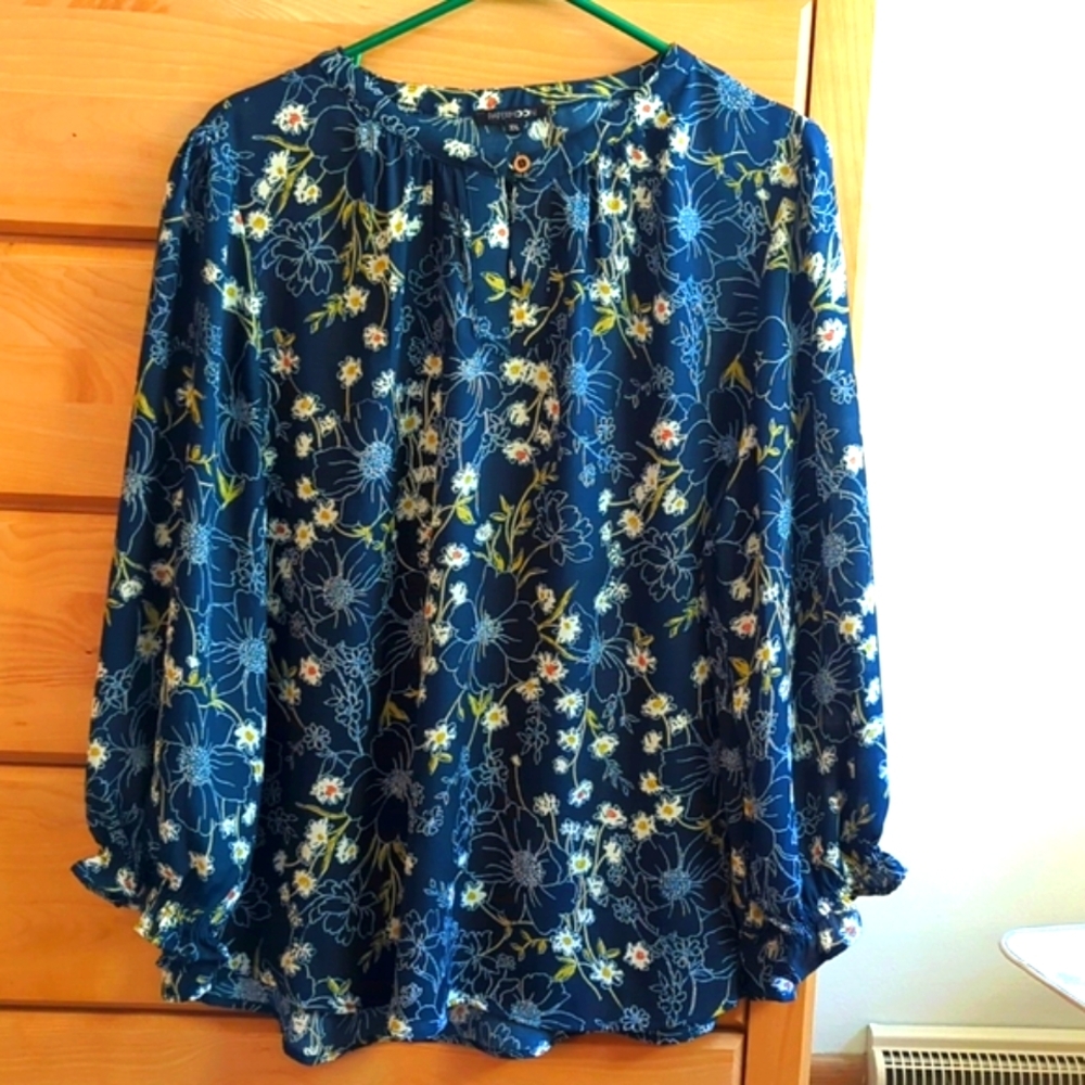 Papermoon Grace Ruffle Sleeve Blouse xxl.